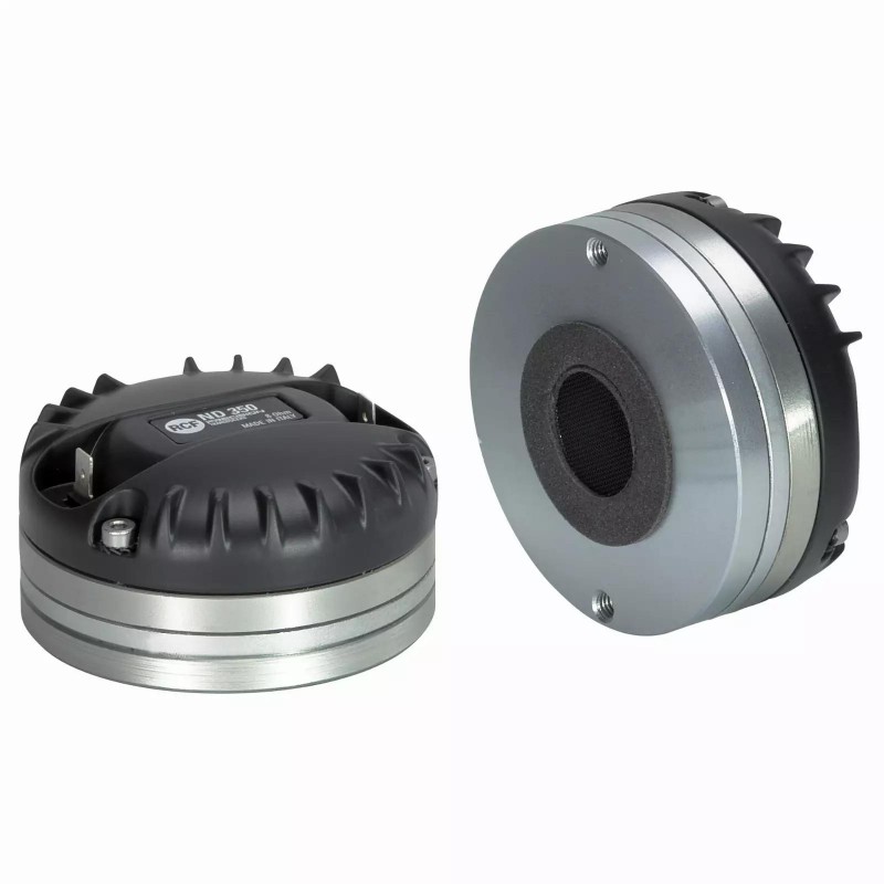 RCF ND 350-I-8Ω wyjście:1" Moc: 40W RMS, 80W muzycz., skuteczność: 110 dB, pasmo: 1500-20000Hz, mylar
